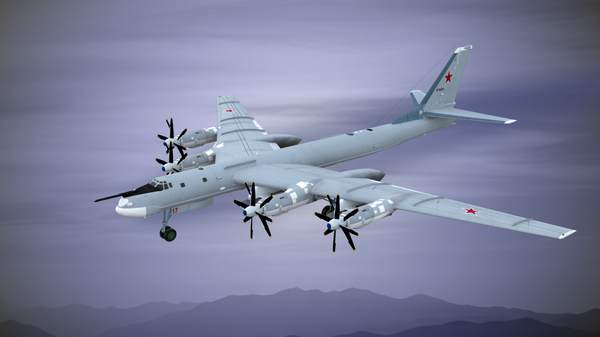 Le bombardier stratégique russe Tu-95MS - Sputnik Afrique