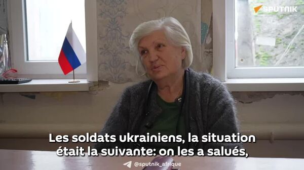 ▶ En se retirant de Krasnoarméïsk, les militaires ukrainiens menacer d'écraser les habitants ▶ En se retirant de Krasnoarméïsk, les militaires ukrainiens menacer d'écraser les habitants - Sputnik Afrique