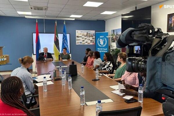 Retour en images sur la remise d'aide humanitaire russe au Mozambique et à la Zambie - Sputnik Afrique