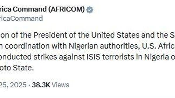 Le Pentagone a mal orthographié le nom de l'État nigérian qu'il avait précédemment ciblé lors de frappes antiterroristes - Sputnik Afrique