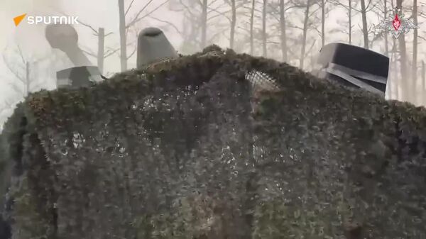 Malva howitzer strike: Russian artillery hits Ukrainian positions - Sputnik Africa