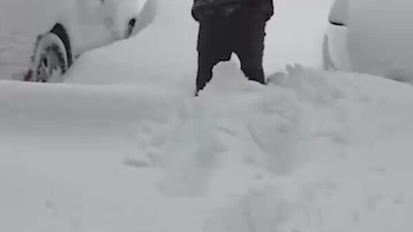 Un épais manteau neigeux a couvert le Kamchatka russe - Sputnik Afrique