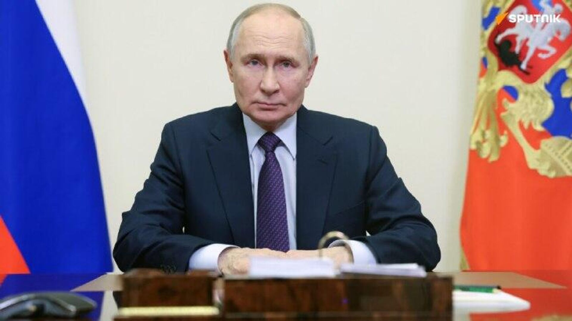 Poutine présente ses vœux pour le Nouvel An à Donald Trump, à des dirigeants africains, et pas que Poutine présente ses vœux pour le Nouvel An à Donald Trump, à des dirigeants africains, et pas que - Sputnik Afrique, 1920, 30.12.2025