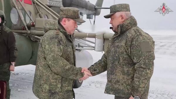 Russian Chief of Staff Inspects 'North' Battlegroup: MoD - Sputnik Africa