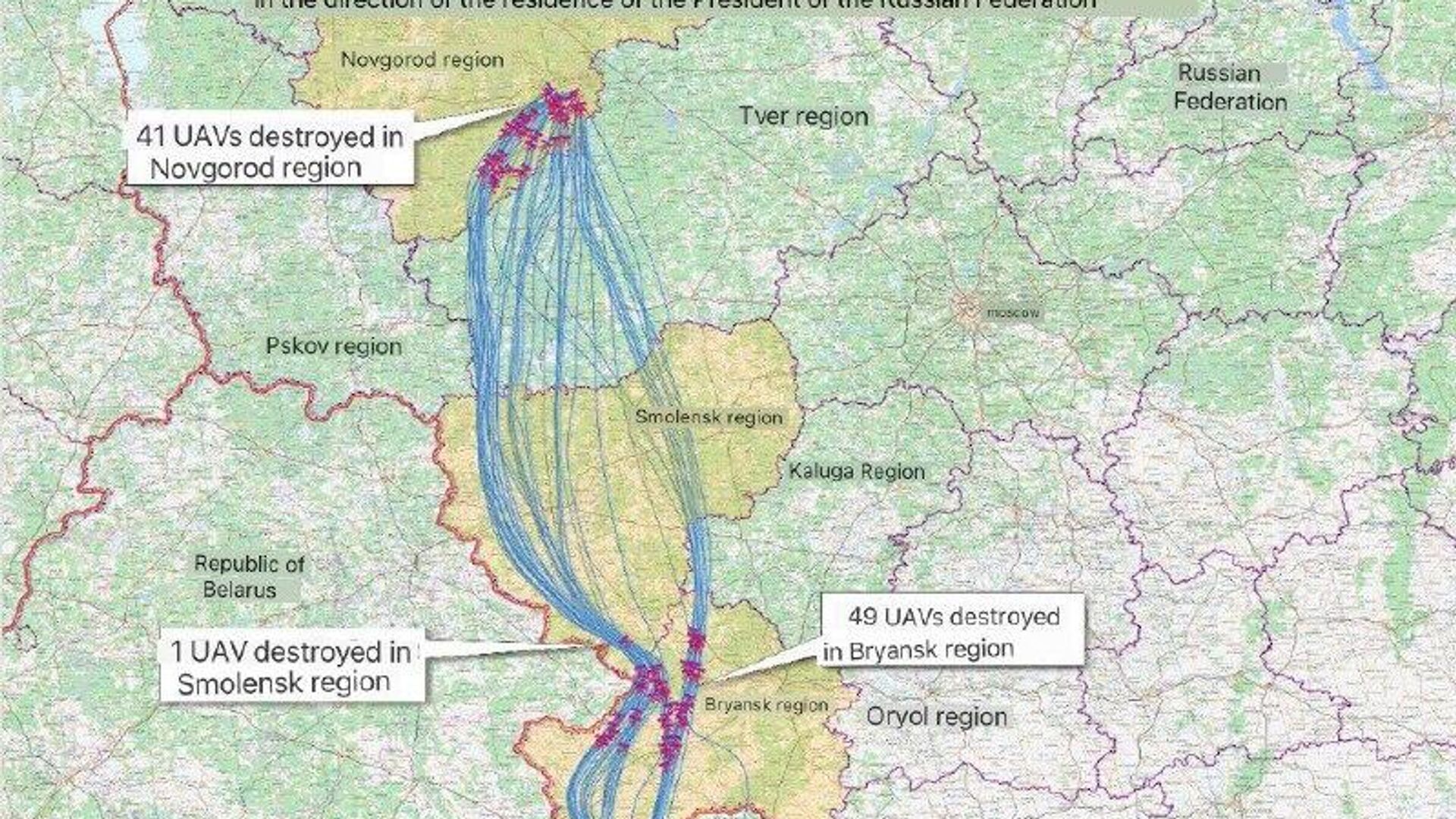 Les drones ukrainiens ayant ciblé la résidence de Poutine ont décollé des régions de Soumy et de Tchernigov Les drones ukrainiens ayant ciblé la résidence de Poutine ont décollé des régions de Soumy et de Tchernigov - Sputnik Afrique, 1920, 31.12.2025