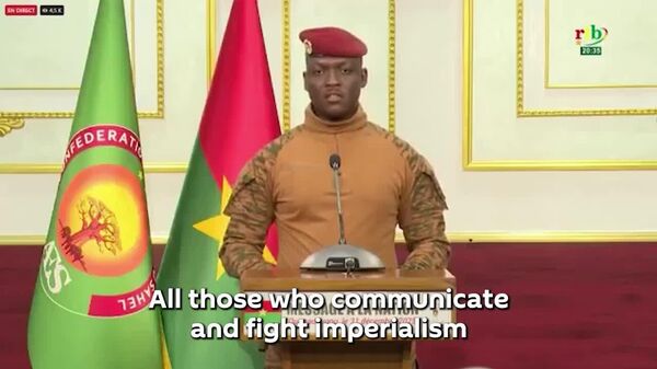 Burkina Faso's Ibrahim Traore Applauds Efforts to Combat Imperialist Disinformation - Sputnik Africa