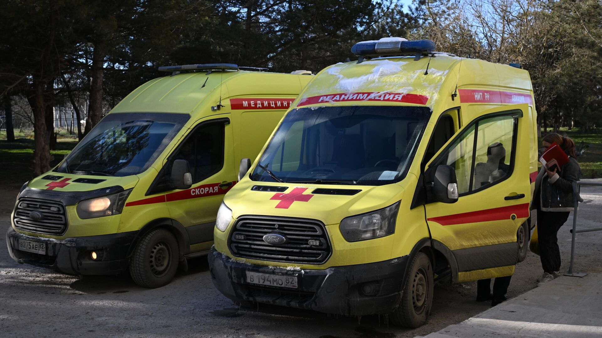 The situation at the hospital where victims of the drone attack in the Kherson region are being taken. - Sputnik Africa, 1920, 01.01.2026