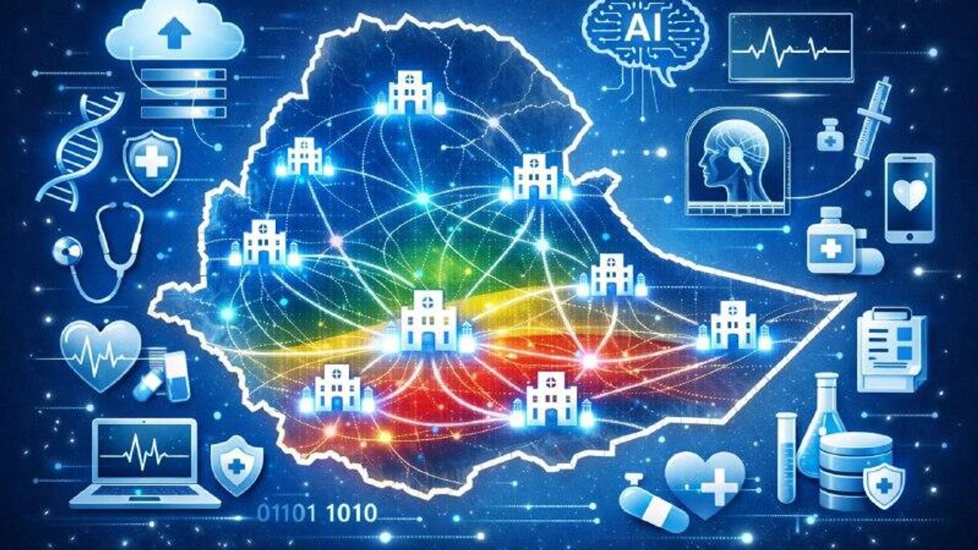 L'Éthiopie prévoit de connecter tous ses hôpitaux aux services numériques d'ici 2030 – ministère de la Santé - Sputnik Afrique, 1920, 01.01.2026