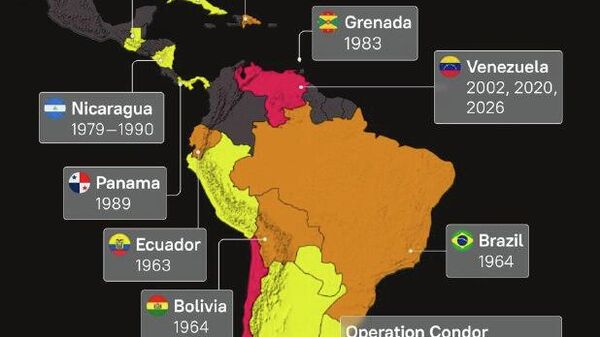 A History of Interventions: US & Latin America from WWII to Today - Sputnik Africa
