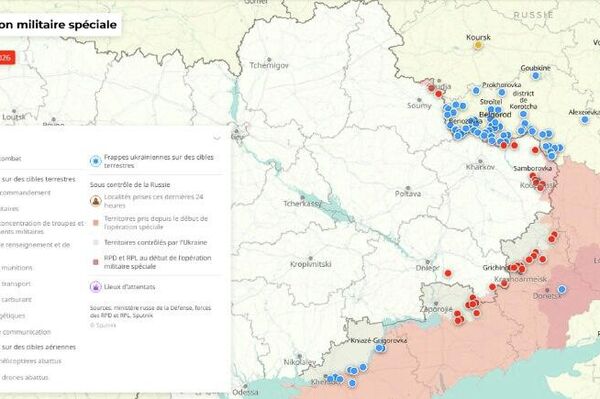Situation dans la zone de l'opération militaire spéciale russe au 6 janvier - Sputnik Afrique