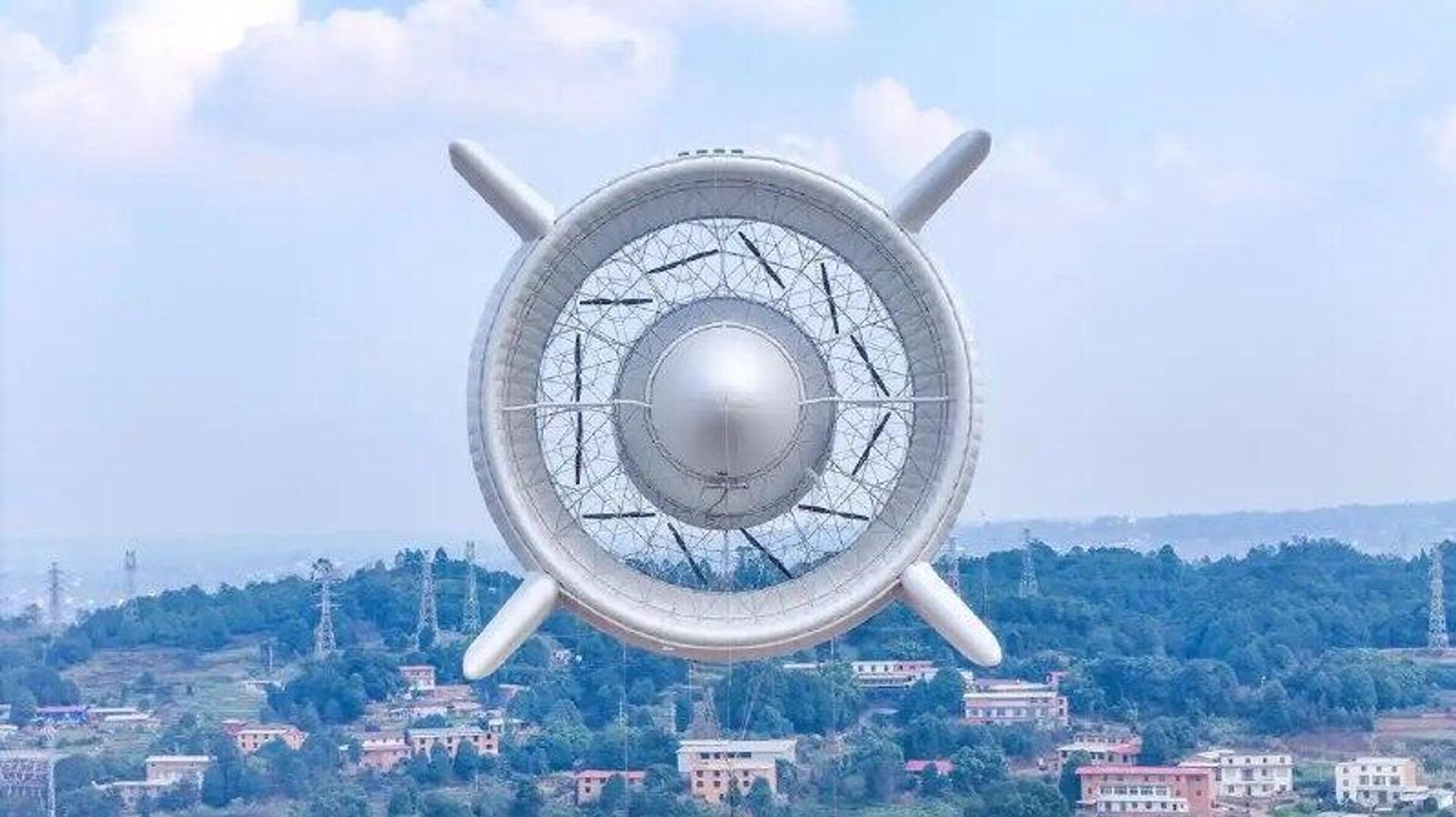 Énergie du futur: la première éolienne volante pour un usage urbain testée avec succès en Chine - Sputnik Afrique, 1920, 06.01.2026