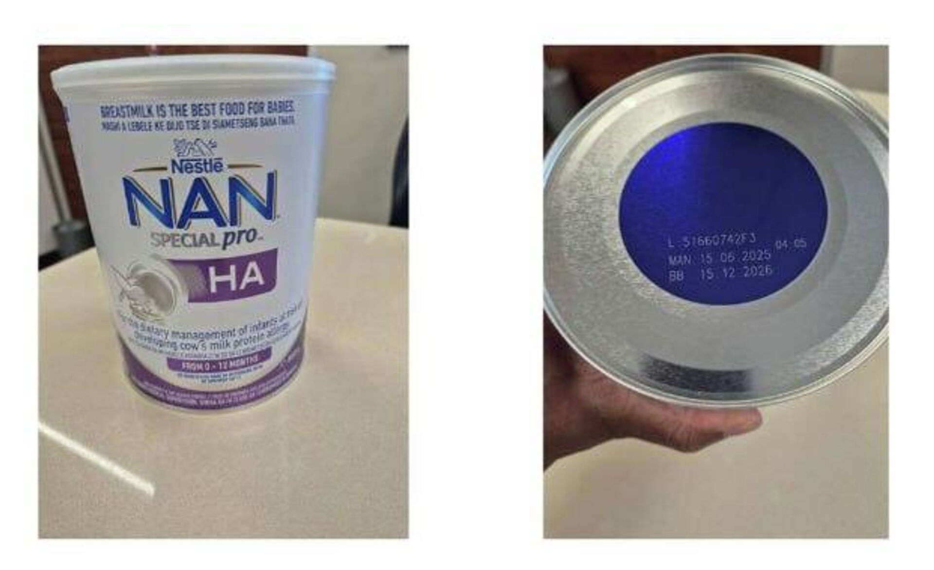 L'Afrique du Sud retire des laits infantiles Nestlé possiblement contaminés à la céréulide - Sputnik Afrique, 1920, 07.01.2026