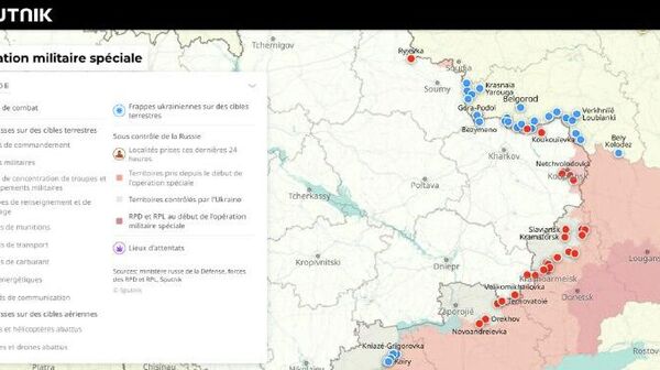 Situation dans la zone de l'opération militaire spéciale russe au 10 janvier - Sputnik Afrique