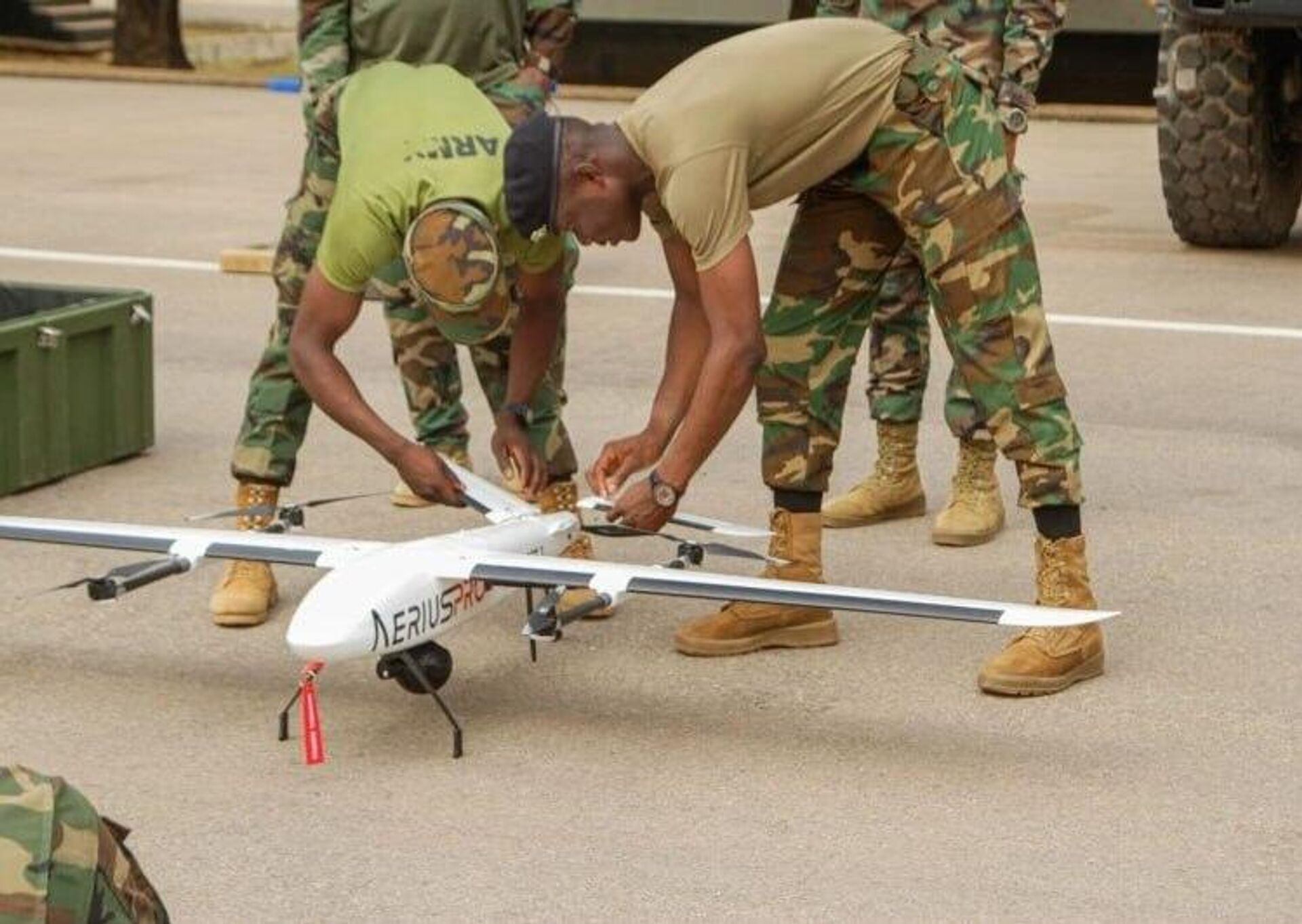 Ghana Boosts Border Security with Locally Made AeriusPro Drone - Sputnik Africa, 1920, 11.01.2026