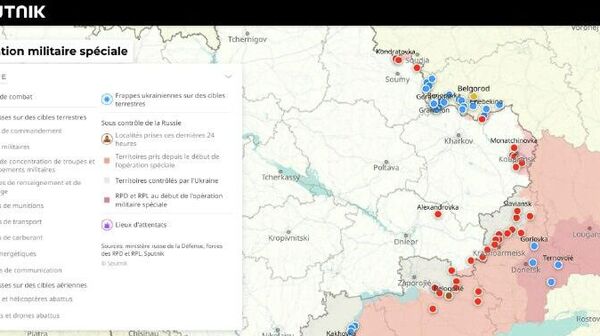 Situation dans la zone de l'opération militaire spéciale russe au 11 janvier - Sputnik Afrique
