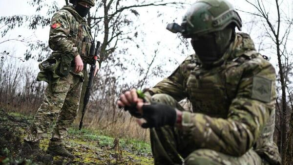 The Russian army launched a massive strike using ground-based precision weapons and UAVs against Ukrainian energy infrastructure and military-industrial complex facilities - Sputnik Africa