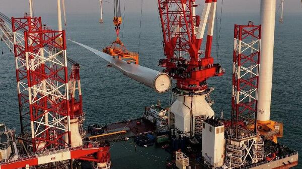#viral | New Record: China Installs World’s First 20-Megawatt Offshore Wind Turbine - Sputnik Africa