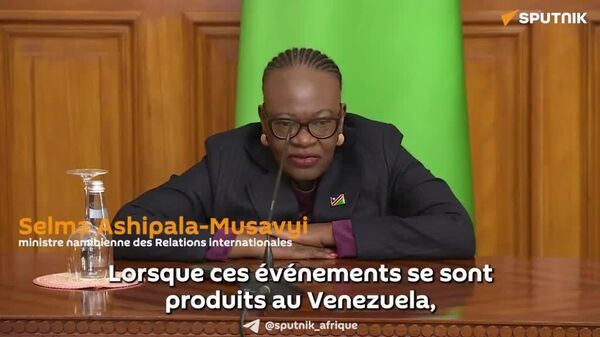 La Namibie considère l'opération US au Venezuela comme une grave violation du droit international, a répondu Selma Ashipala-Musavyi à une question de Sputnik Afrique - Sputnik Afrique