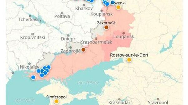 Situation dans la zone de l'opération militaire spéciale russe au 16 janvier - Sputnik Afrique