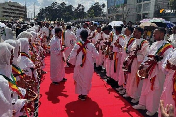 Sacred Journey: Arks' Journey to Baptismal Sites During Ethiopia’s Nativity Celebrations - Sputnik Africa