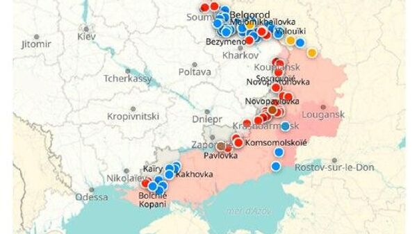 Situation dans la zone de l'opération militaire spéciale russe au 19 janvier - Sputnik Afrique