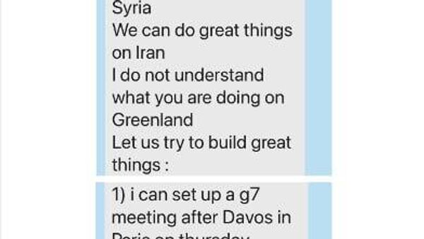 Trump divulgue un message personnel de Macron proposant une réunion du G7 avec la Russie - Sputnik Afrique