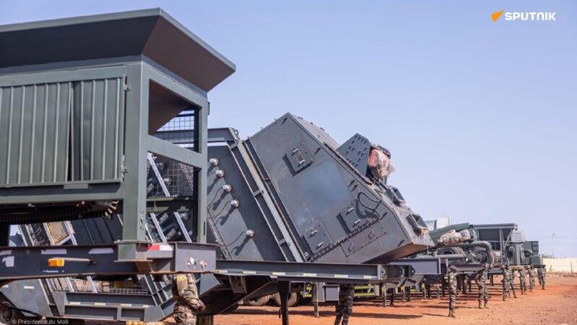 Le génie militaire malien reçoit des équipements modernes Le génie militaire malien reçoit des équipements modernes - Sputnik Afrique, 1920, 20.01.2026