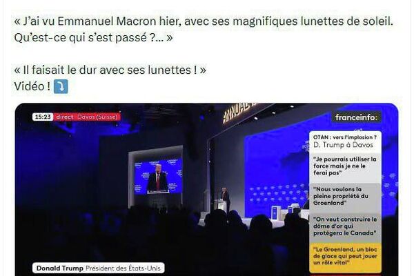 Macron en mode Top Gun à Davos: entre moqueries et analyses politiques Macron en mode Top Gun à Davos: entre moqueries et analyses politiques - Sputnik Afrique