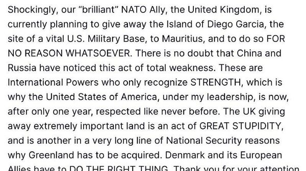 Le Royaume-Uni n’a-t-il vraiment aucune raison valable de restituer les îles Chagos à Maurice? - Sputnik Afrique