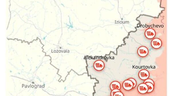 Situation dans la zone de l'opération militaire spéciale russe au 22 janvier - Sputnik Afrique