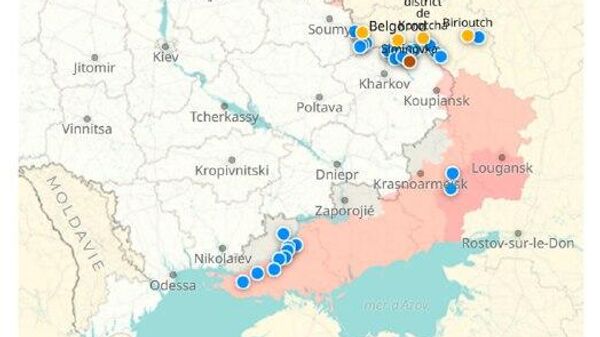 Situation dans la zone de l'opération militaire spéciale russe au 23 janvier - Sputnik Afrique