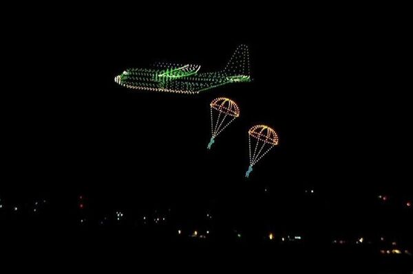 Spectacle de drones en Éthiopie pour célébrer le 90e anniversaire de l'armée de l'air - Sputnik Afrique