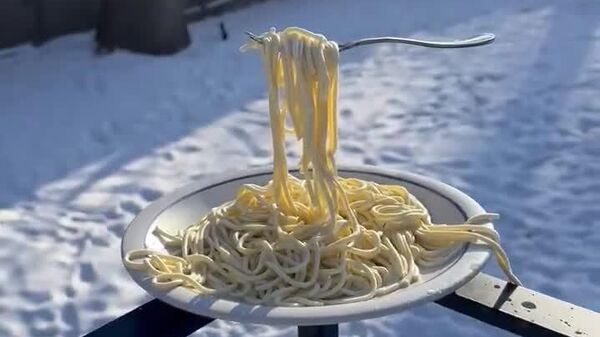 #viral | Spaghetti in the Freezer? Winter Storm Bites Down on US Kitchens - Sputnik Africa