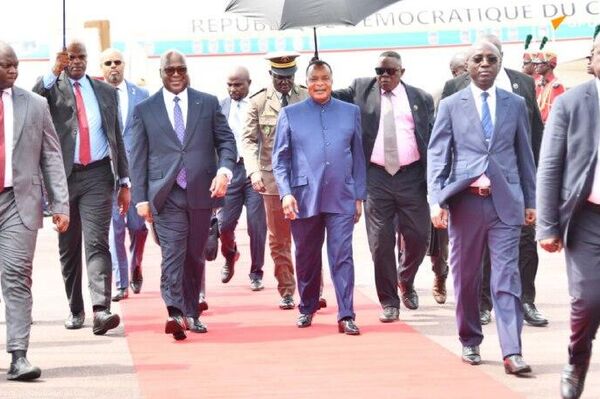 Congo-RDC: entretien prolongé entre Denis Sassou N’Guesso et Félix Tshisekedi - Sputnik Afrique