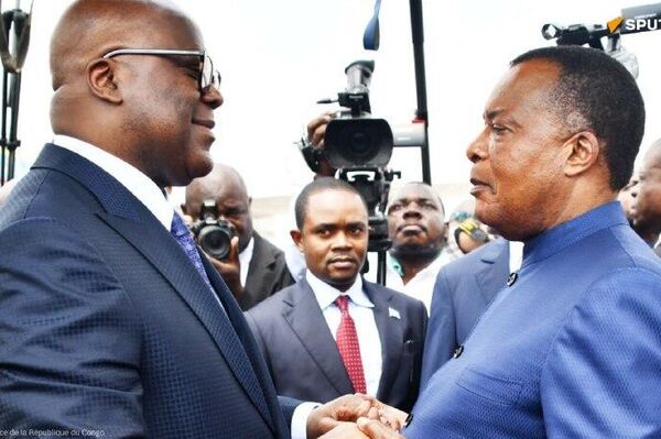 Congo-RDC: entretien prolongé entre Denis Sassou N’Guesso et Félix Tshisekedi - Sputnik Afrique