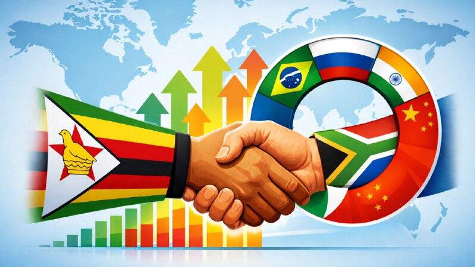 Zimbabwe Ramps Up Efforts to Join BRICS to Diversify Partnerships & Strengthen Global Standing Zimbabwe Ramps Up Efforts to Join BRICS to Diversify Partnerships & Strengthen Global Standing - Sputnik Africa, 1920, 26.01.2026
