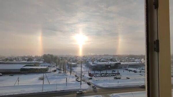 #viral | Russian Residents Witness Stunning Twin 'False Suns' Halo Phenomenon - Sputnik Africa