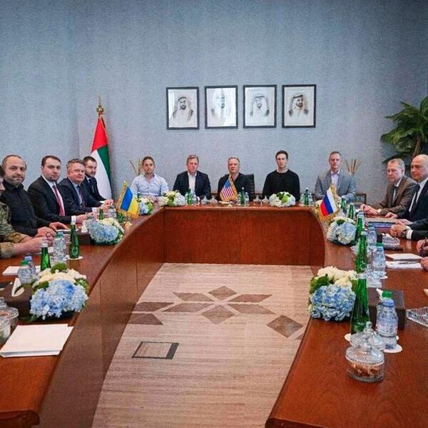 Trilateral meeting of delegations from Russia, the United States, and Ukraine in Abu Dhabi - Sputnik Africa