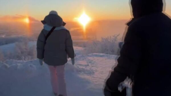#viral | Rare ‘Sun Dogs’ Light Up the Russian Arctic Sky - Sputnik Africa