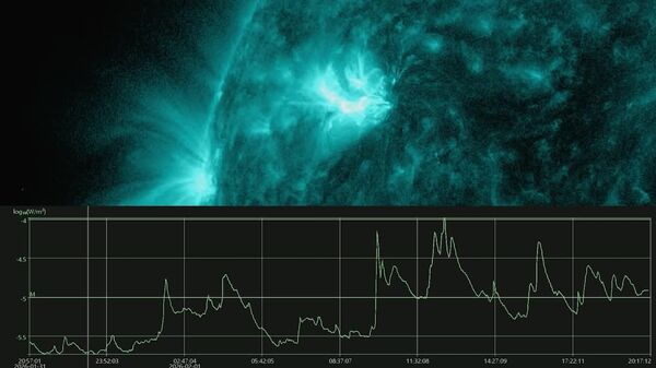 #viral | Sun Unleashes Second-Largest Flare Barrage in 10 Years - Sputnik Africa