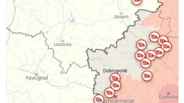 Situation dans la zone de l'opération militaire spéciale russe au 3 février - Sputnik Afrique