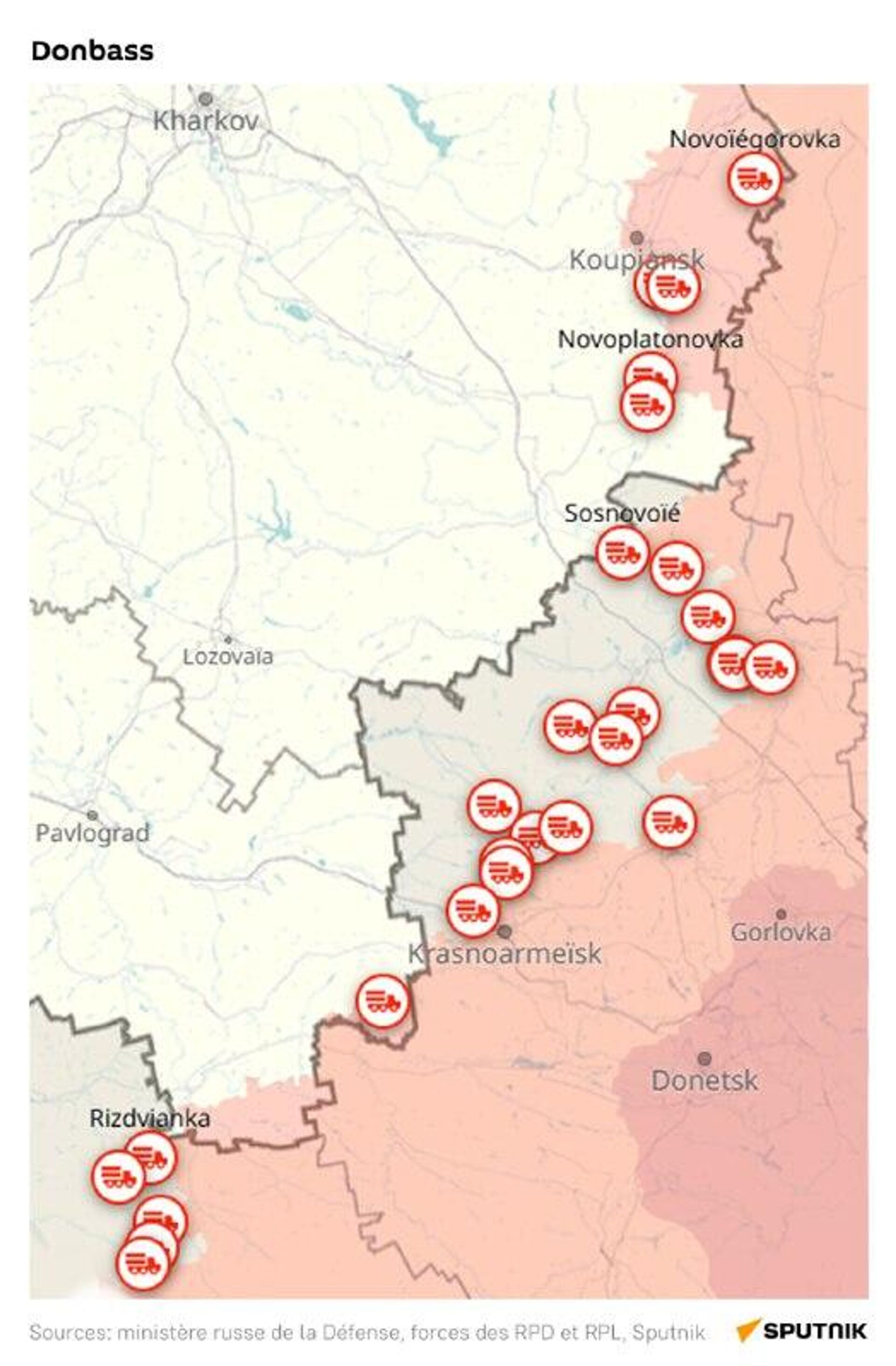 Situation dans la zone de l'opération militaire spéciale russe au 5 février - Sputnik Afrique, 1920, 05.02.2026