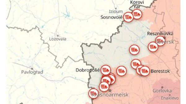Situation dans la zone de l'opération militaire spéciale russe au 9 février - Sputnik Afrique