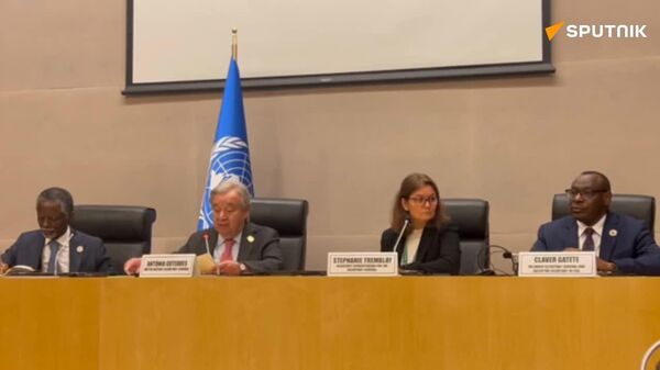 Après le colonialisme, l’Afrique toujours victime d’un système financier profondément injuste, dit le Secrétaire général de l'Onu - Sputnik Afrique