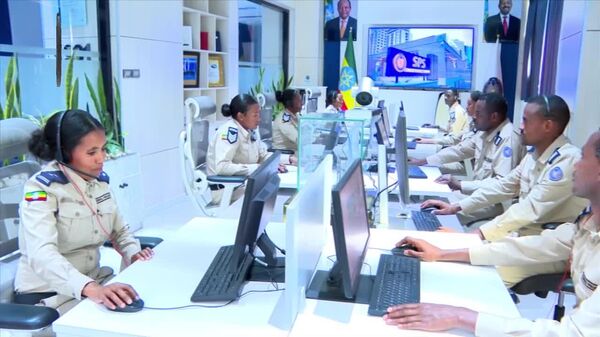 Surveillance de tous les instants: la police éthiopienne montre comment est sécurisé le sommet de l'Union africaine - Sputnik Afrique