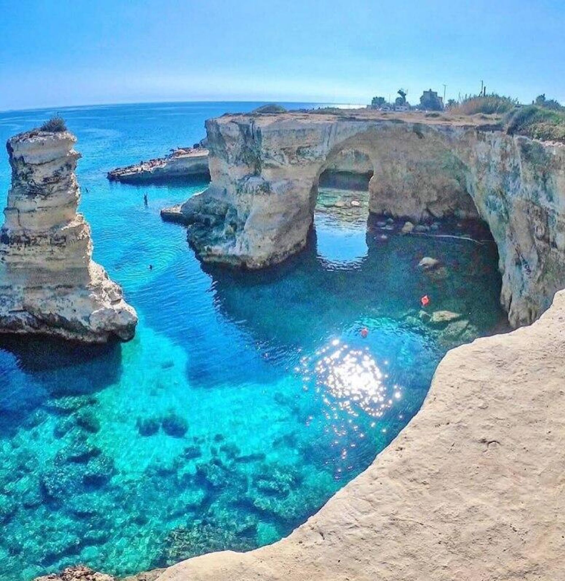 L'emblématique Arche des amoureux du Salento n'est plus - Sputnik Afrique, 1920, 15.02.2026