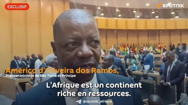 Le continent africain doit arrêter d’être seulement exportateur de matières premières, tranche le Premier ministre santoméen - Sputnik Afrique