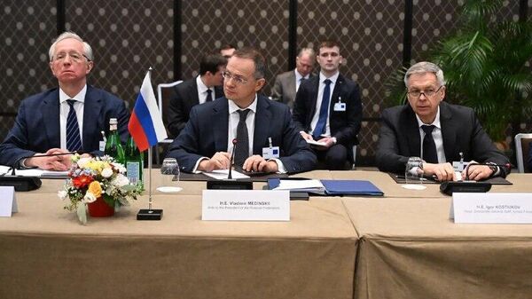 La première journée de pourparlers Russie-USA-Ukraine s'est terminée à Genève - Sputnik Afrique