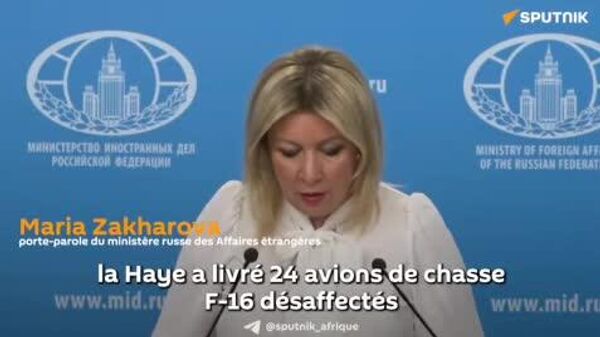 ▶ Moscou accuse La Haye d'envoyer ses pilotes en Ukraine et leur lance un avertissement sévère - Sputnik Afrique