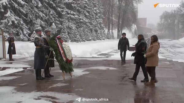 Madagascar's President Randrianirina Lays Wreath at Tomb of Unknown Soldier in Moscow - Sputnik Africa